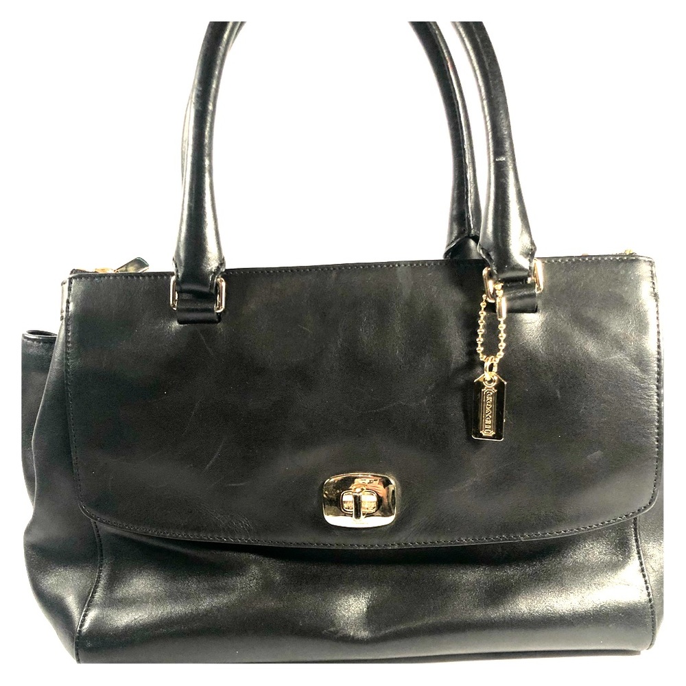 ❗️ SALE ❗️Black COACH leather tote large purse